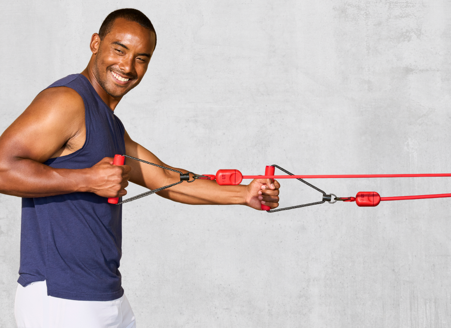 Body toning with resistance bands