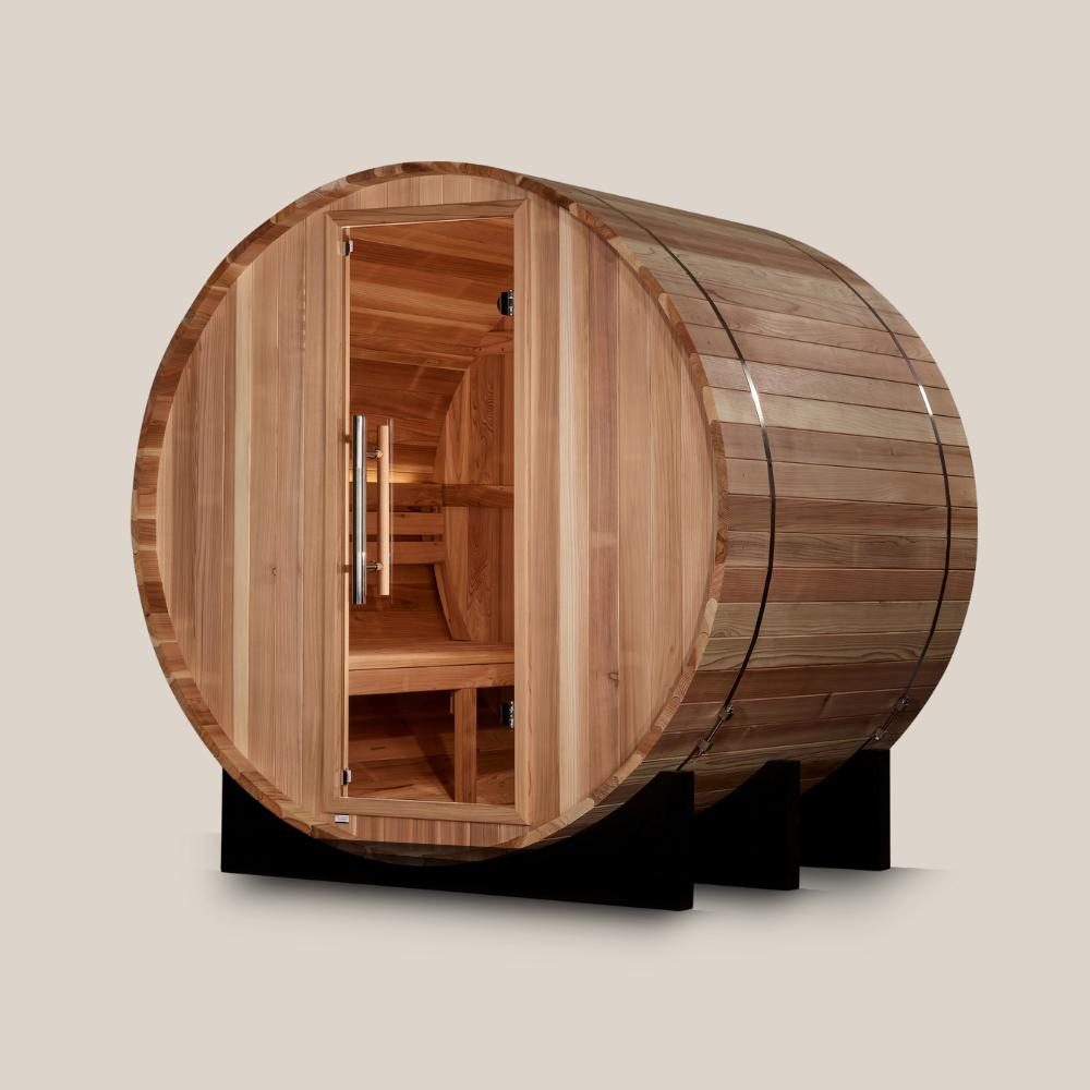 Luxe Barrel Outdoor Sauna - 2 Person