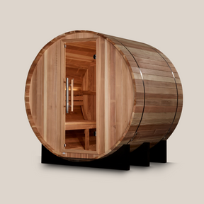 Luxe Barrel Outdoor Sauna - 4 Person