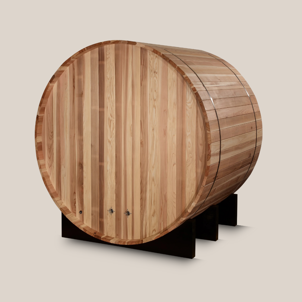 Luxe Barrel Outdoor Sauna - 4 Person