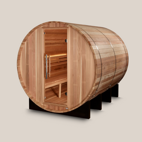 Luxe Barrel Outdoor Sauna - 6 Person