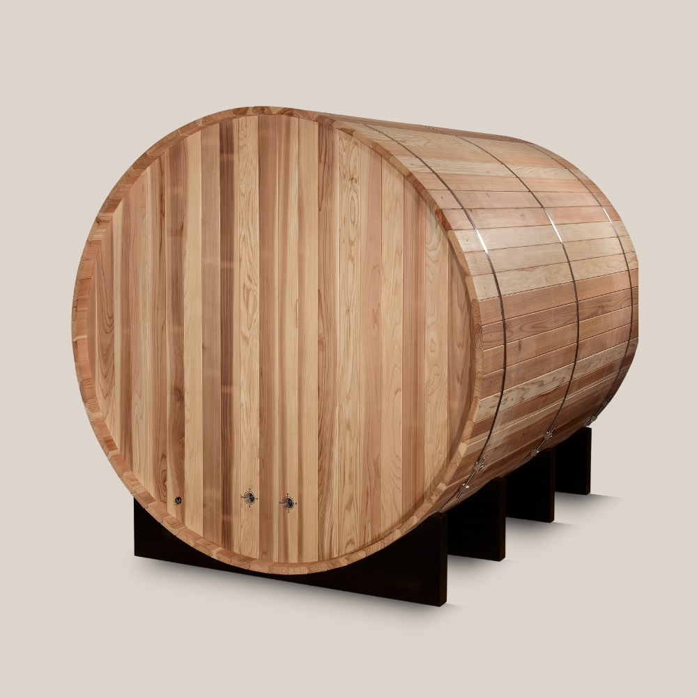 Luxe Barrel Outdoor Sauna - 6 Person